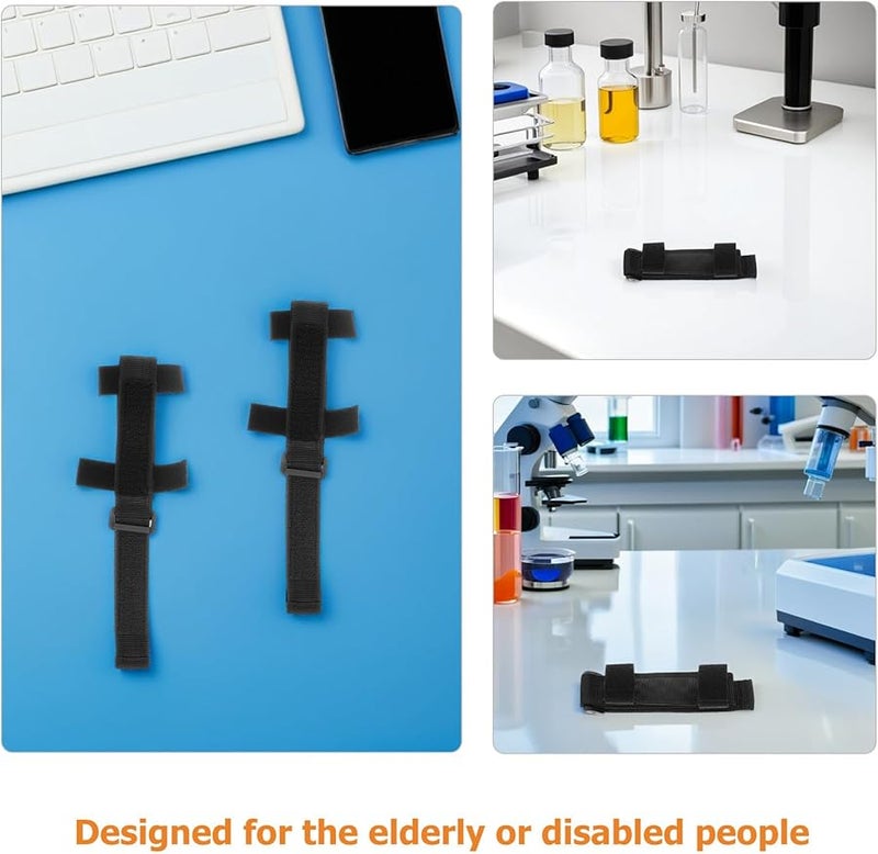 KICHOUSE Adaptive Utensil Strap 4 Pack Adjustable Eating Aid for Seniors and Limited Hand Mobility - Image 5